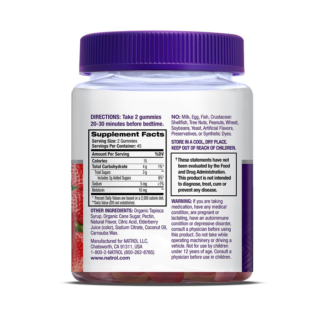 1596 - HÀNG CHÍNH HÃNG - KẸO DẺO GIÚP NGỦ NGON NATROL GUMMIES MELATONIN - CODE: DT002921