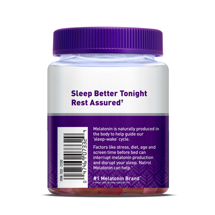 1596 - HÀNG CHÍNH HÃNG - KẸO DẺO GIÚP NGỦ NGON NATROL GUMMIES MELATONIN - CODE: DT002921