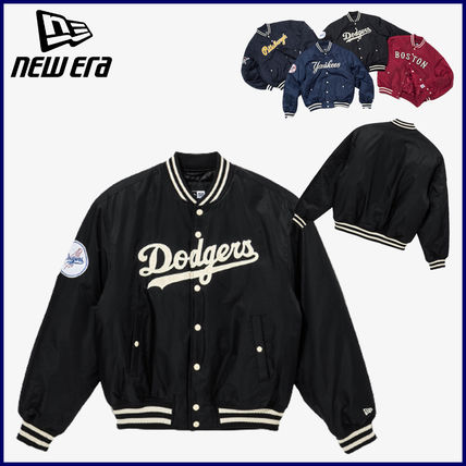 1605 - HÀNG CHÍNH HÃNG - ÁO KHOÁC BOMBER PHAO NEW ERA LA DODGERS - ĐEN - CODE: 13781137
