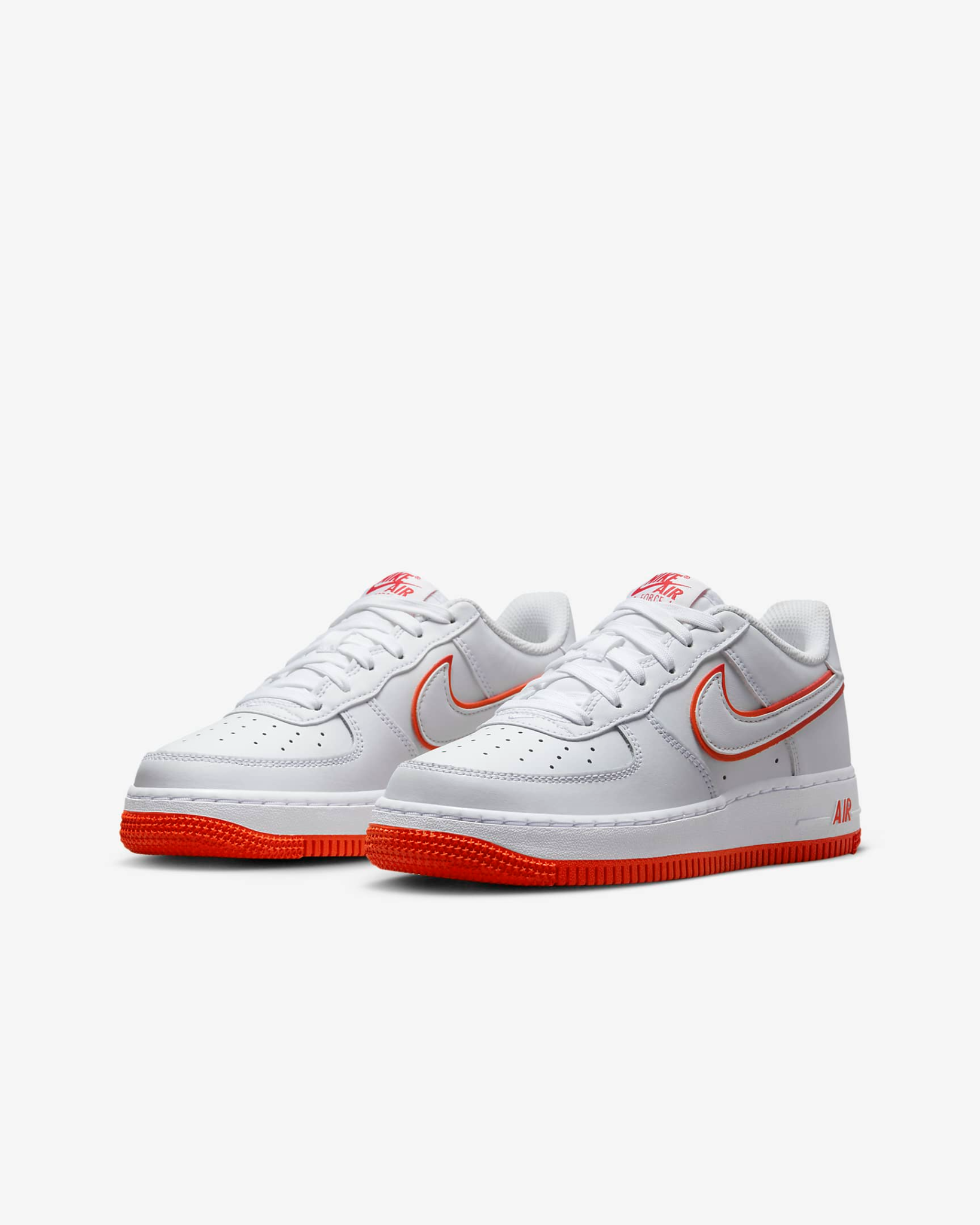 2002 - HÀNG CHÍNH HÃNG - GIÀY NIKE AIR FORCE 1 'WHITE PICANTE RED' - CODE: DV7762101