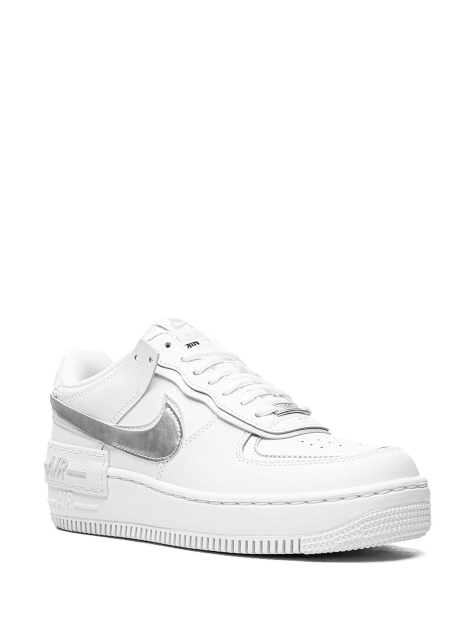 2004 - HÀNG CHÍNH HÃNG - GIÀY NIKE AIR FORCE 1 SHADOW 'WHITE METALLIC SILVER' - CODE: CI0919 119