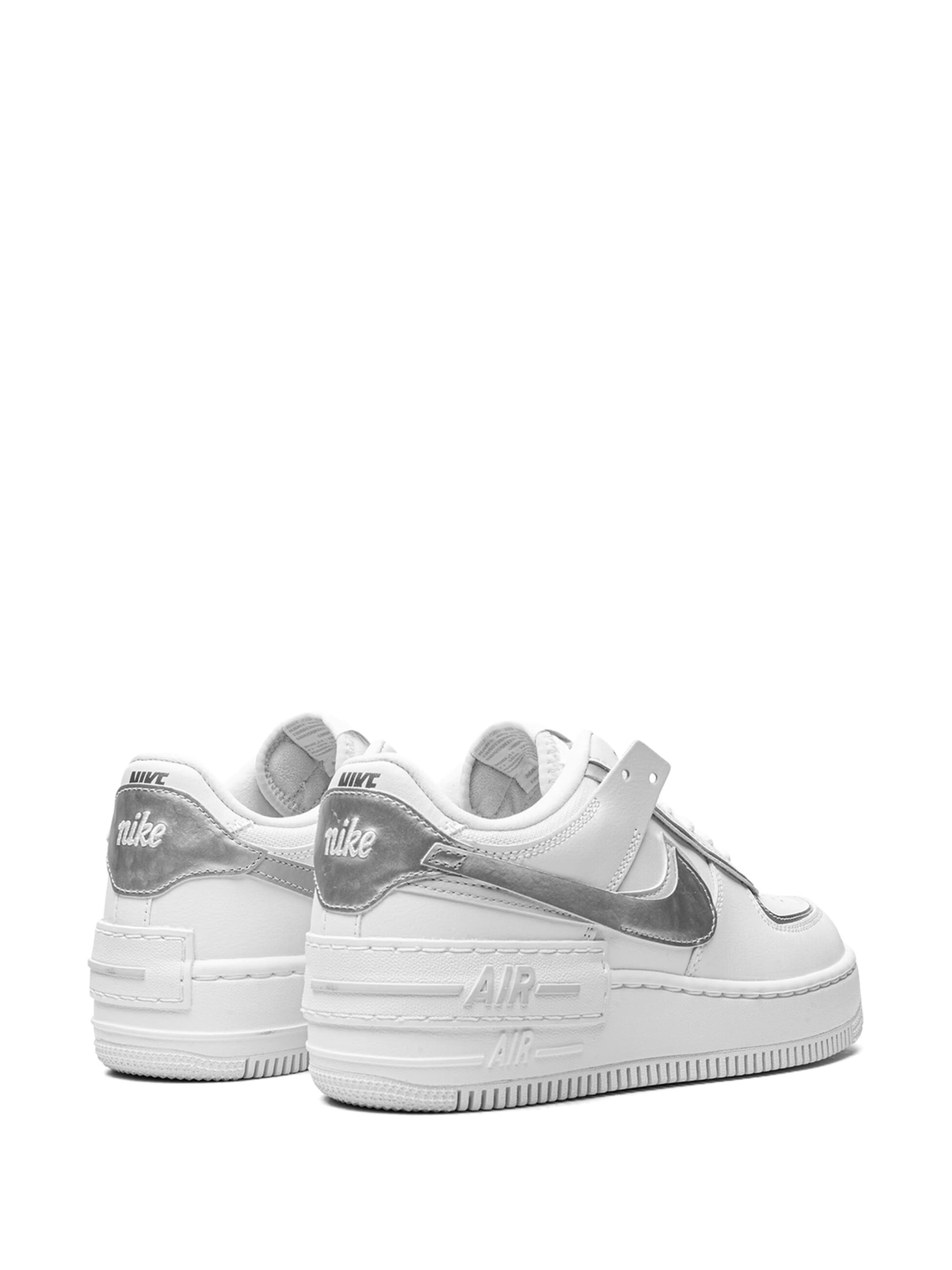 2004 - HÀNG CHÍNH HÃNG - GIÀY NIKE AIR FORCE 1 SHADOW 'WHITE METALLIC SILVER' - CODE: CI0919 119