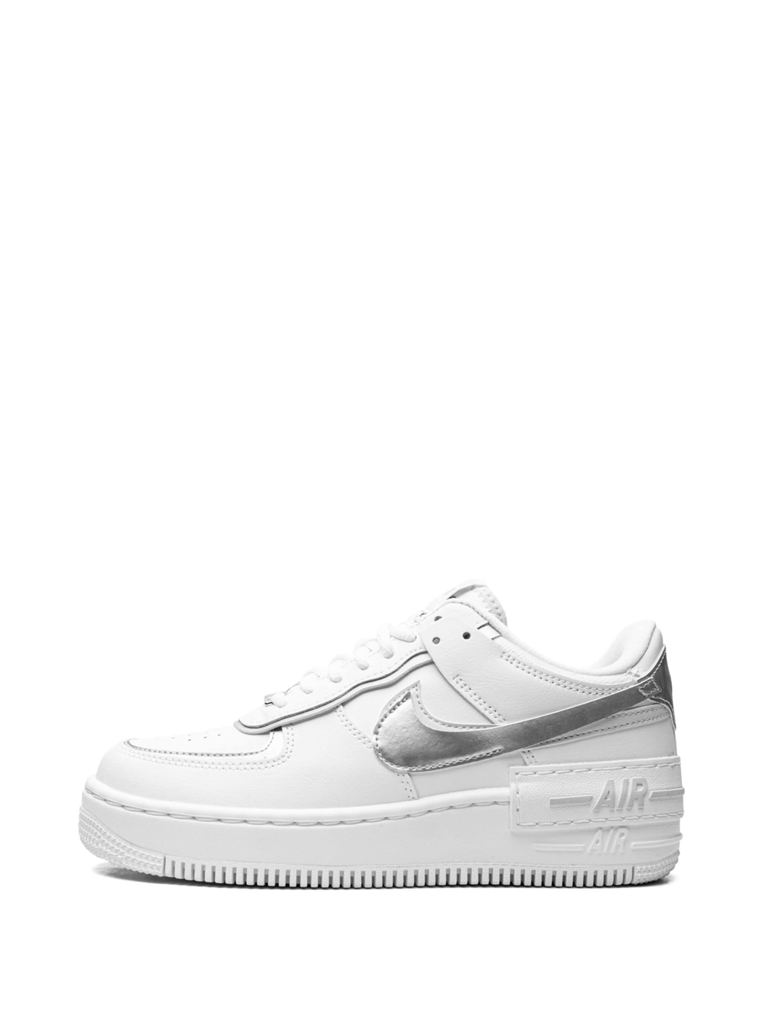 2004 - HÀNG CHÍNH HÃNG - GIÀY NIKE AIR FORCE 1 SHADOW 'WHITE METALLIC SILVER' - CODE: CI0919 119