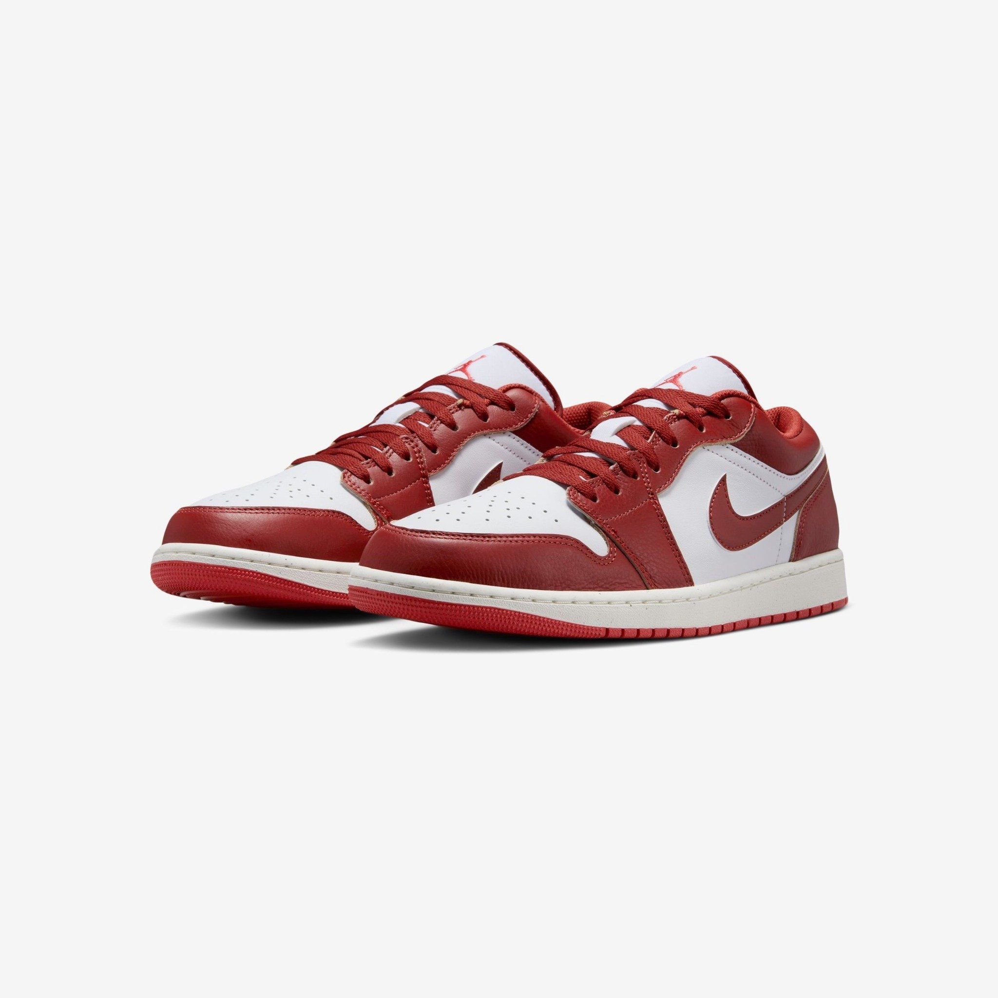 2148 - HÀNG CHÍNH HÃNG - GIÀY NIKE AIR JORDAN 1 LOW - WHITE DUNE RED - CODE: FJ3459-160