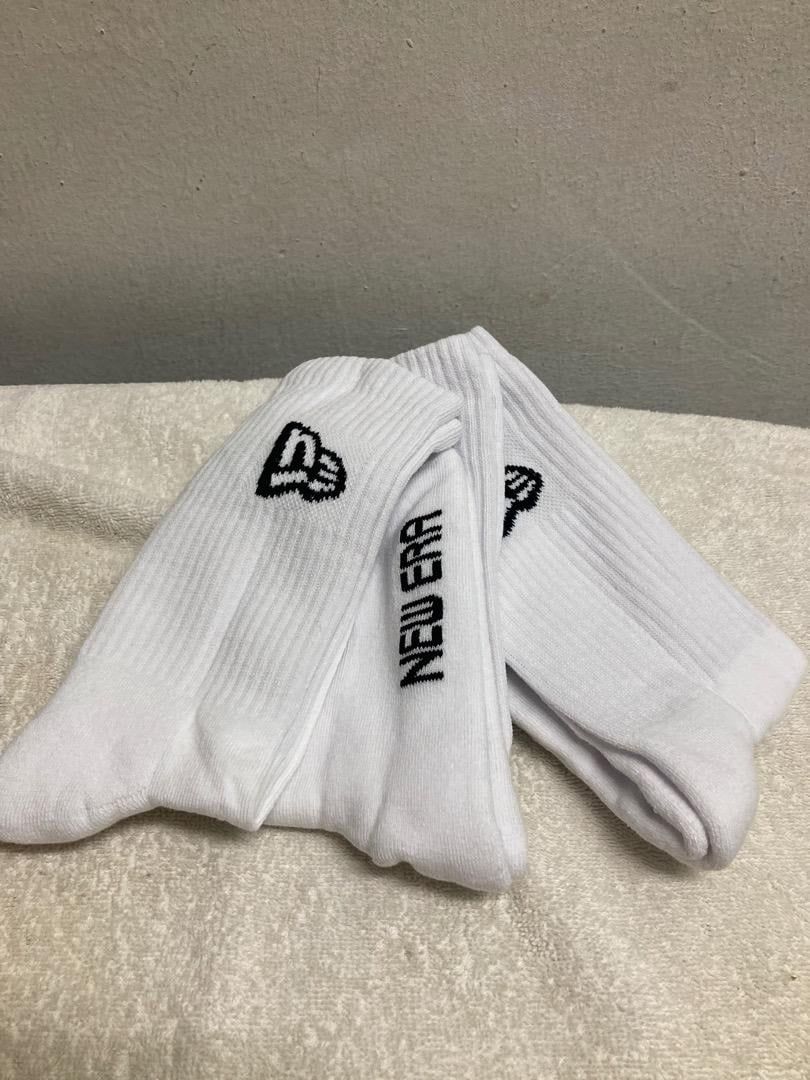 2285 - HÀNG CHÍNH HÃNG - VỚ NEW ERA - DÀI - BASIC TRẮNG