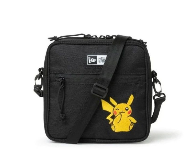 2324 - HÀNG CHÍNH HÃNG - TÚI NEW ERA - PIKACHU - VUÔNG ĐEN - CODE 14124524