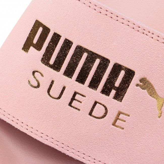 2328 - HÀNG CHÍNH HÃNG - DÉP PUMA SUEDE - ĐẲNG CẤP SỌC HÔNG - *HỒNG/PINK*
