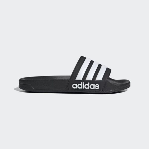 2346 - HÀNG CHÍNH HÃNG - DÉP ADIDAS LITE - ĐEN SỌC TRẮNG - CODE GZ5922