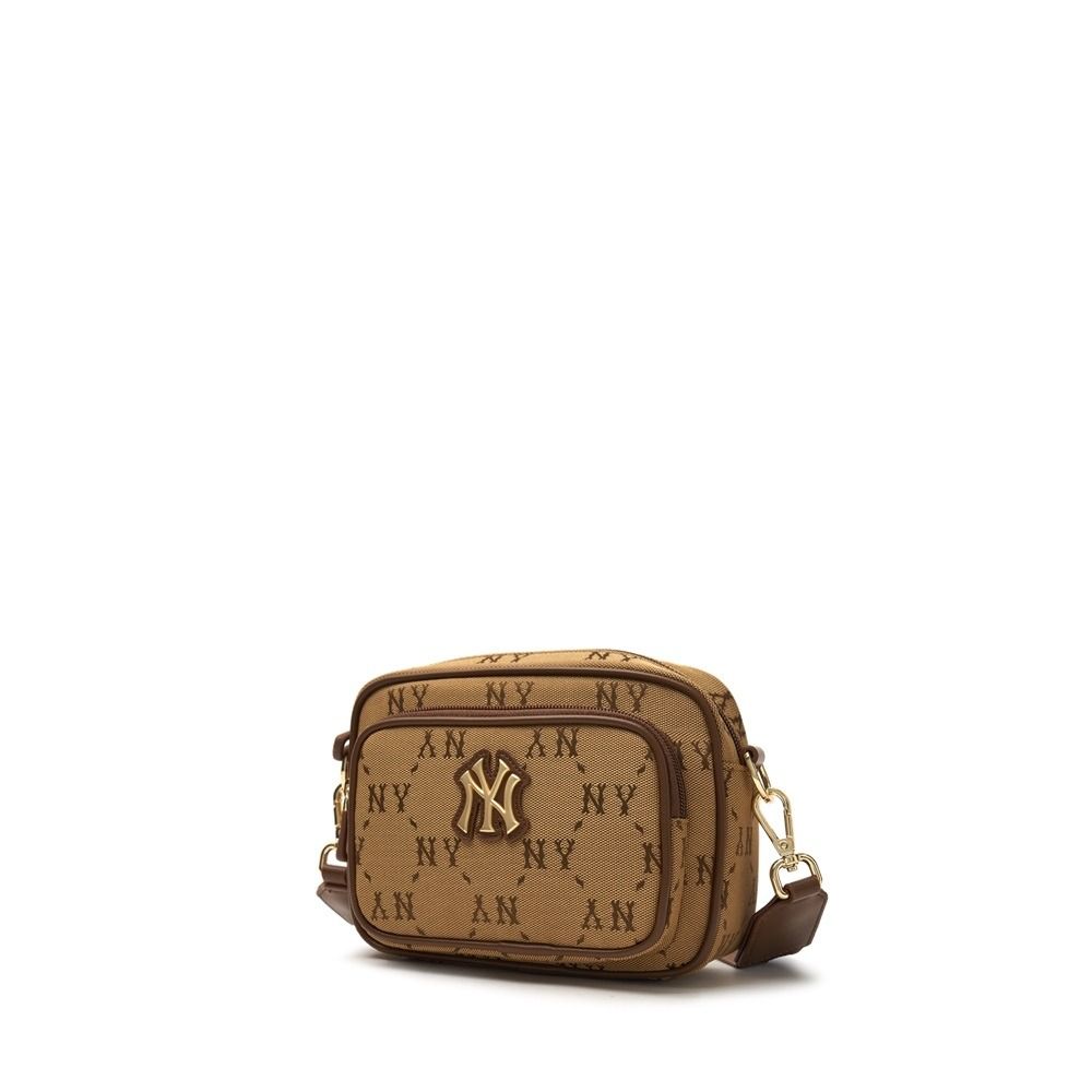 2453 - HÀNG CHÍNH HÃNG - TÚI MLB CROSS MLB MONOGRAM JQD NEW YORK YANKEES *SS24* - NÂU - CODE: 7ACRMDA4 50BGS