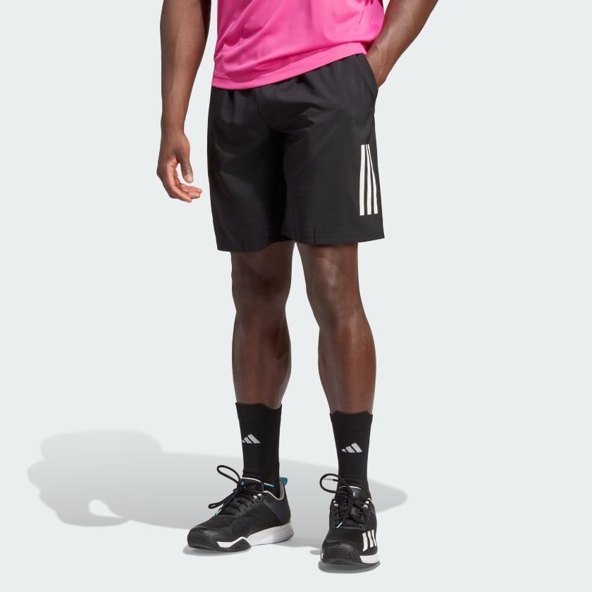 2496 - HÀNG CHÍNH HÃNG - QUẦN ADIDAS VẢI DÙ 3 SỌC HÔNG - CODE HS3253
