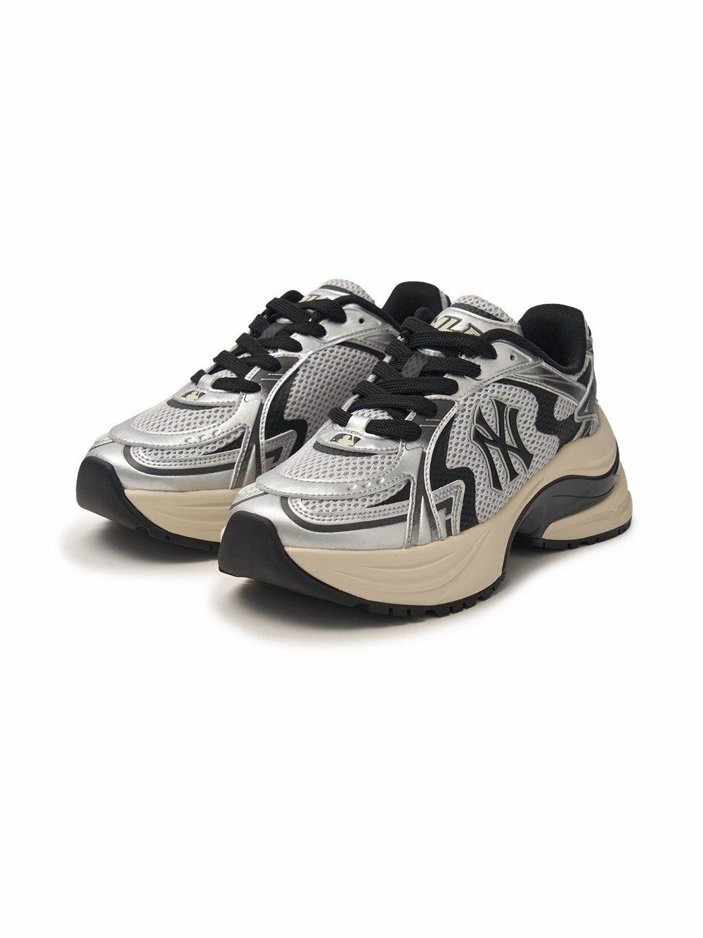 2498 - HÀNG CHÍNH HÃNG - GIÀY MLB RUNNER - XÁM ĐẾ ĐEN - CODE 3ARNSPL4N-50SIS-1