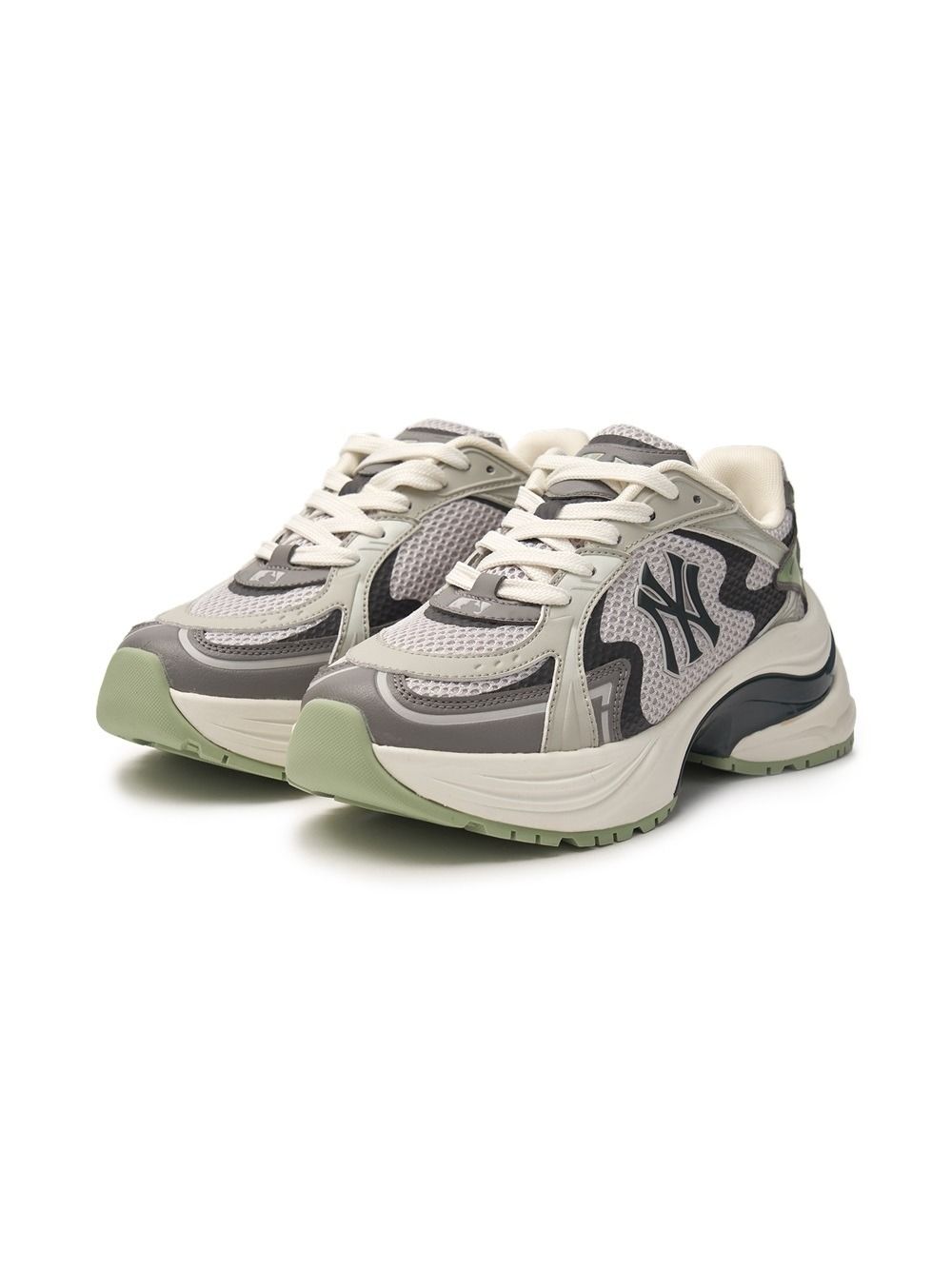 2499 - HÀNG CHÍNH HÃNG - GIÀY MLB RUNNER - XÁM ĐẾ XANH - CODE 3ARNSPL4N-50GRS
