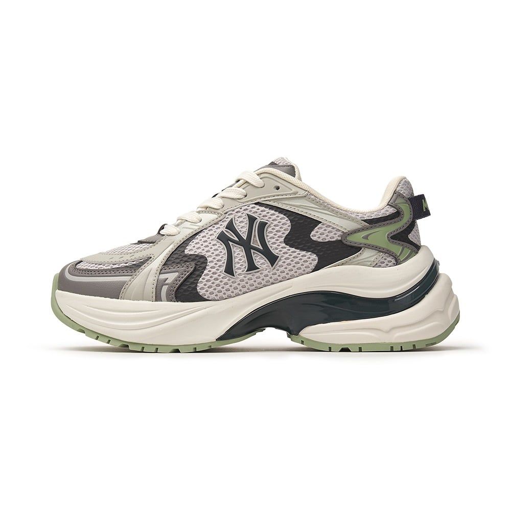 2499 - HÀNG CHÍNH HÃNG - GIÀY MLB RUNNER - XÁM ĐẾ XANH - CODE 3ARNSPL4N-50GRS
