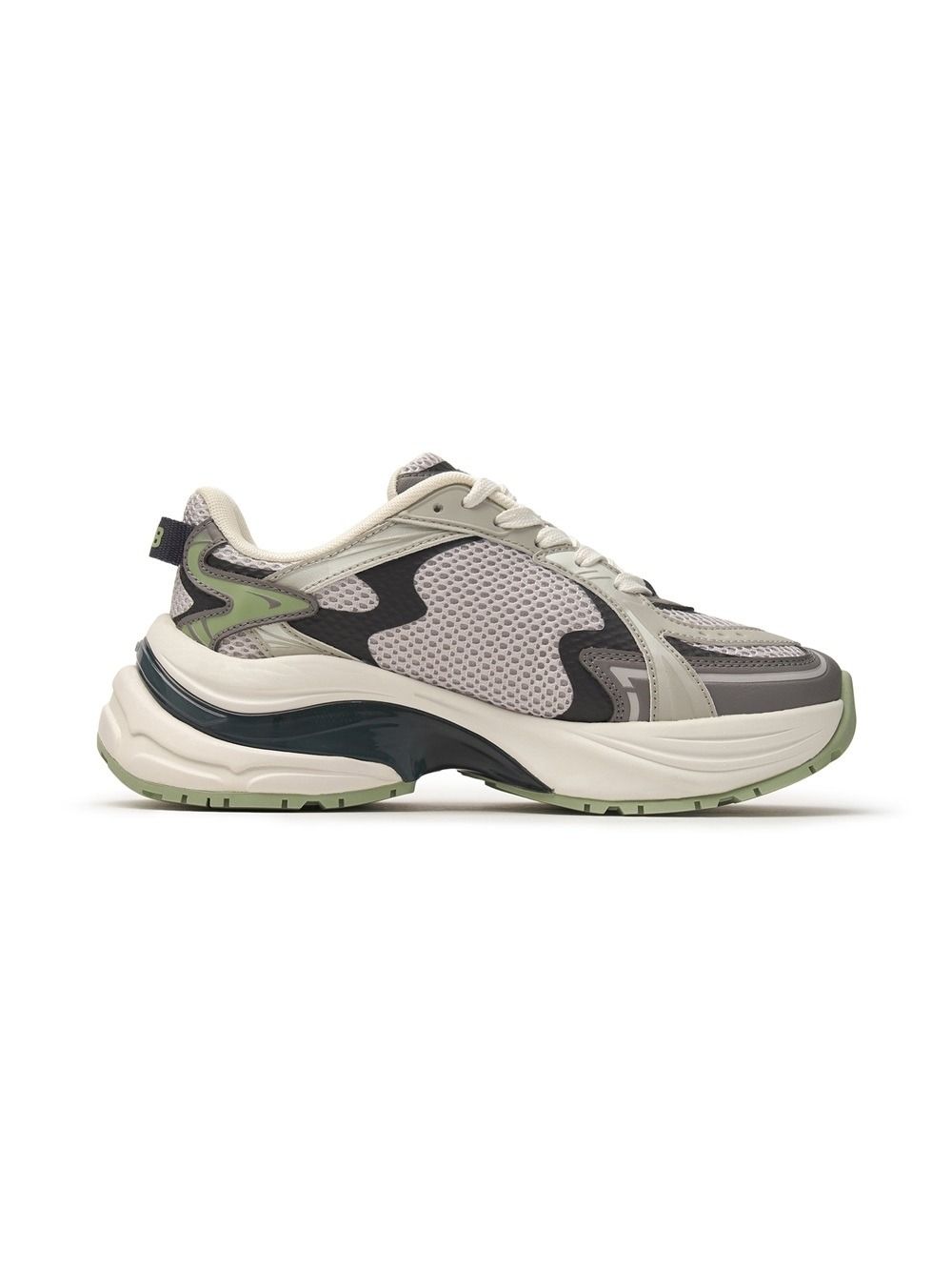 2499 - HÀNG CHÍNH HÃNG - GIÀY MLB RUNNER - XÁM ĐẾ XANH - CODE 3ARNSPL4N-50GRS