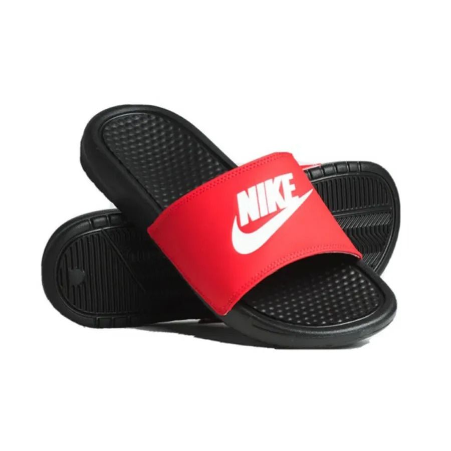 2508 - HÀNG CHÍNH HÃNG - DÉP NIKE BENASSI JDI - ĐEN/ĐỎ - CODE: 343880-026