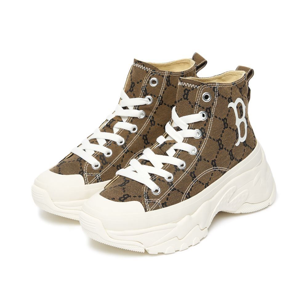 2546 - HÀNG CHÍNH HÃNG - GIÀY MLB CHUNKY HIGH - MONO BOSTON - NÂU - CODE: 3ASHU311N-43B