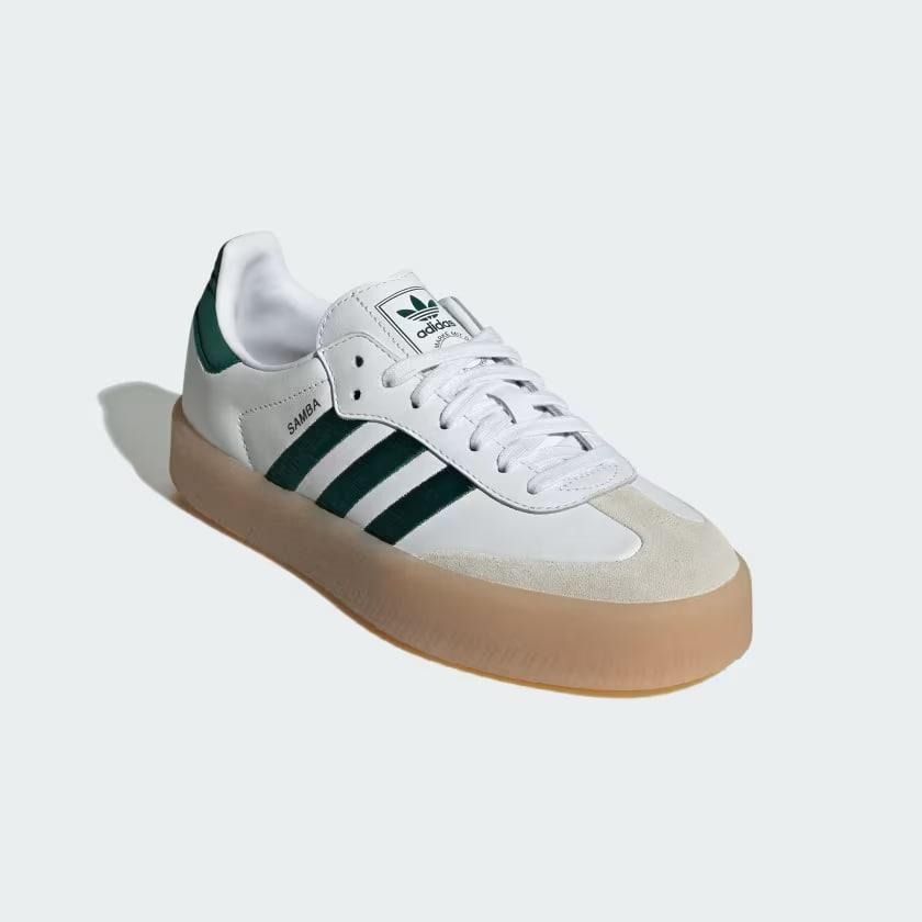 2563 - HÀNG CHÍNH HÃNG - GIÀY ADIDAS SAMBA WHITE/ GREEN *ĐẾ GUM - CODE: ID0440