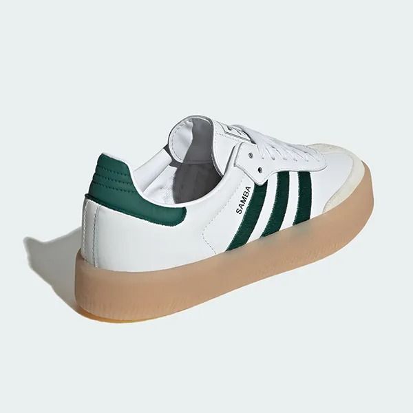 2563 - HÀNG CHÍNH HÃNG - GIÀY ADIDAS SAMBA WHITE/ GREEN *ĐẾ GUM - CODE: ID0440