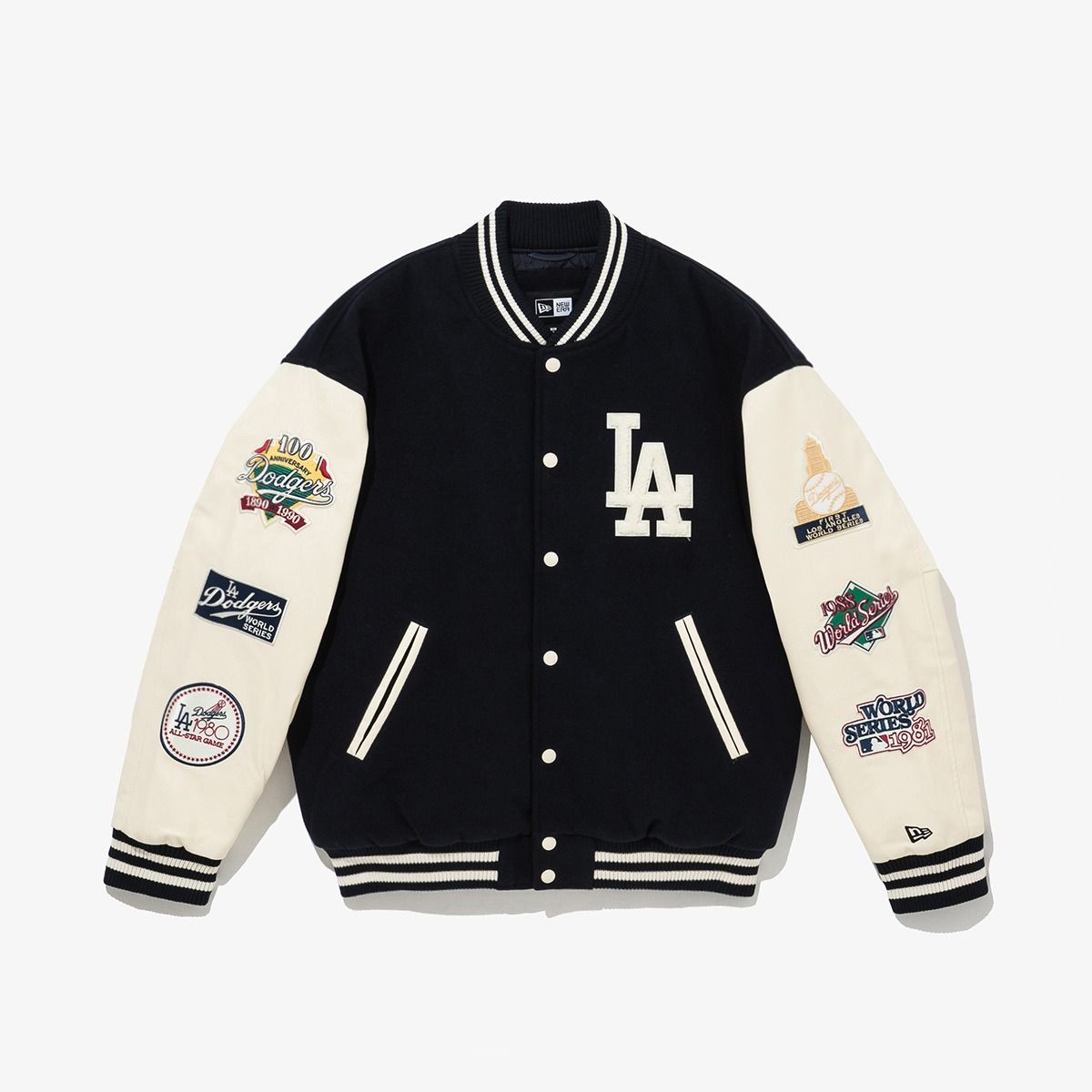 2573 - HÀNG CHÍNH HÃNG - ÁO KHOÁC NEW ERA - VARSITY - LA MULTI LOGO - CODE: 14397939