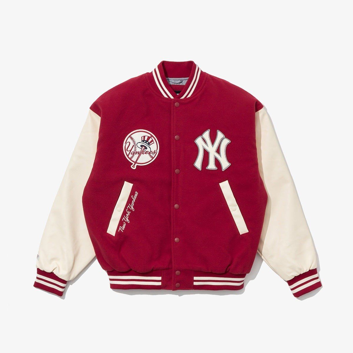 2606 - HÀNG CHÍNH HÃNG - ÁO KHOÁC NEW ERA - VARSITY - NY YANKEES - ĐỎ - CODE: 13783696