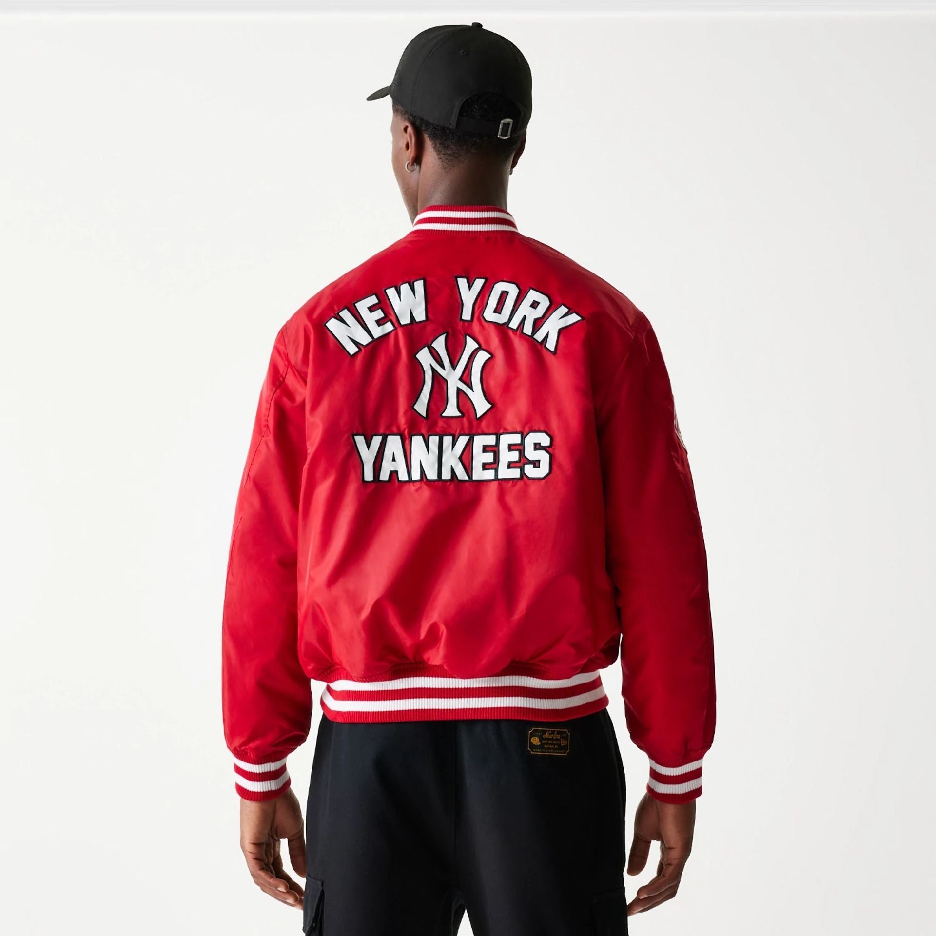 2608 - HÀNG CHÍNH HÃNG - ÁO KHOÁC BOMBER - NY YANKEES - ĐỎ - CODE: 14397946