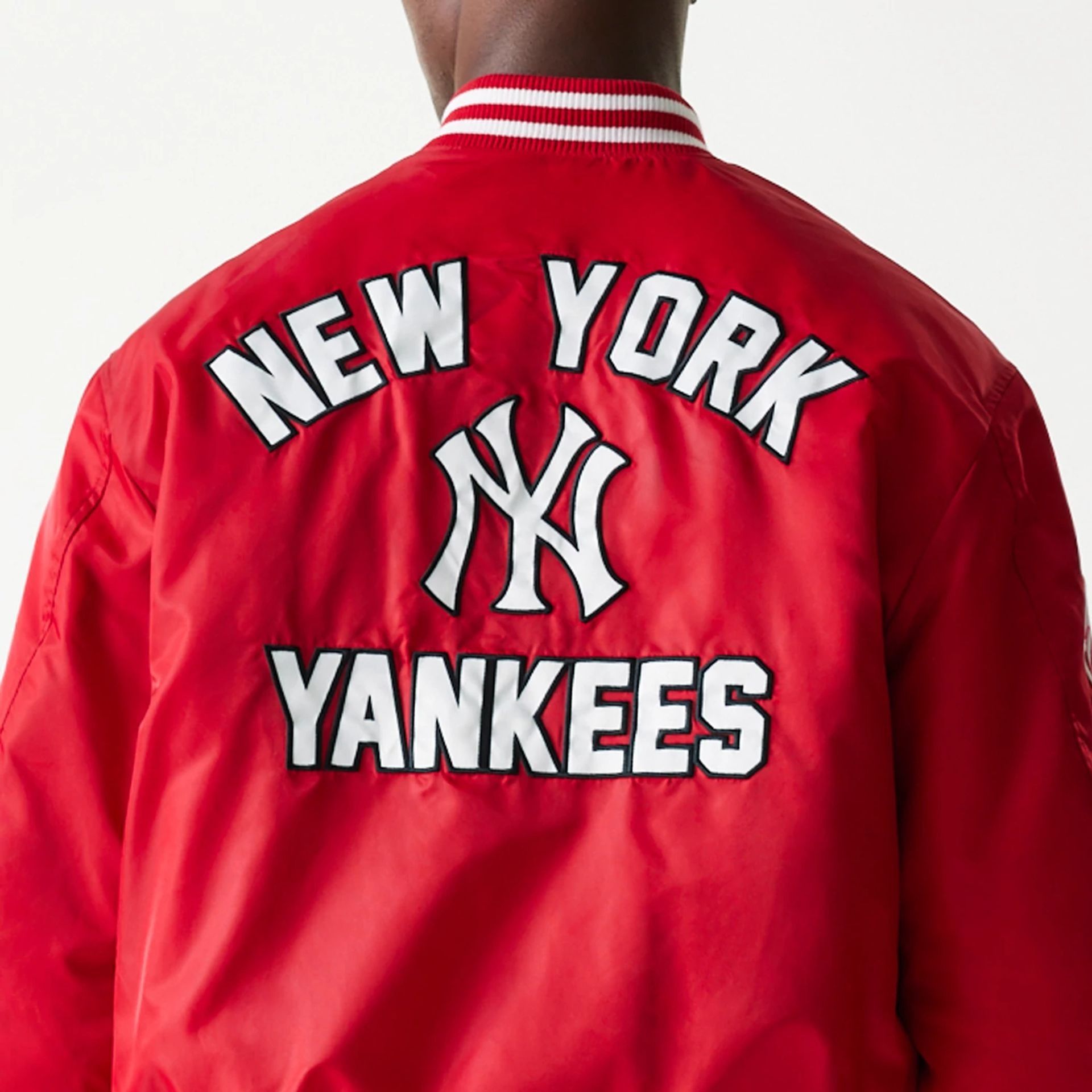 2608 - HÀNG CHÍNH HÃNG - ÁO KHOÁC BOMBER - NY YANKEES - ĐỎ - CODE: 14397946