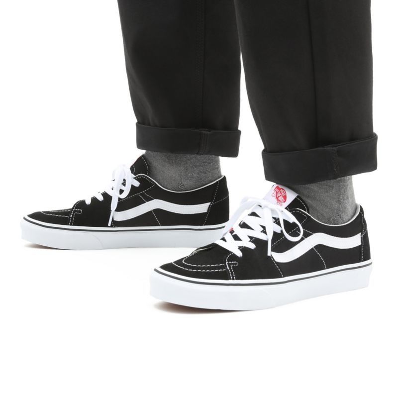 2623 - HÀNG CHÍNH HÃNG - GIÀY VANS OLD SKOOL - VIỀN TRẮNG - ĐEN/TRẮNG