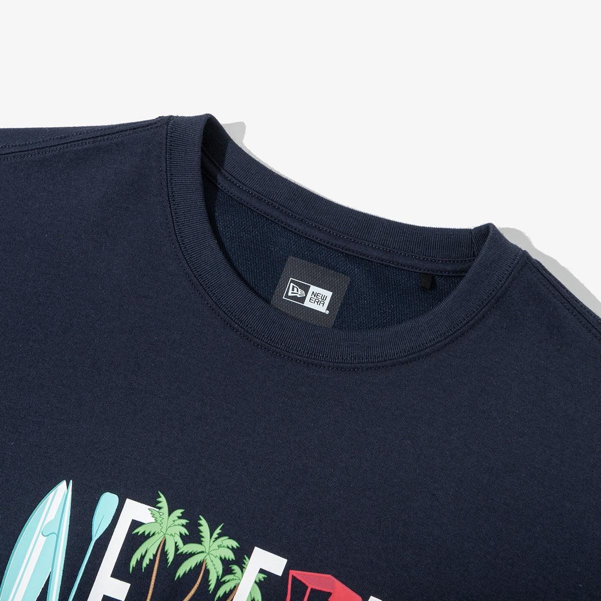 1715 - HÀNG CHÍNH HÃNG - ÁO THUN NEW ERA - BÃI BIỄN - NAVY - CODE : 13086477