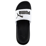  1467 - HÀNG CHÍNH HÃNG - DÉP PUMA POPCAT - *WHITE/ BLACK (ĐEN QUAI TRẮNG)* - CODE:  360265-01 