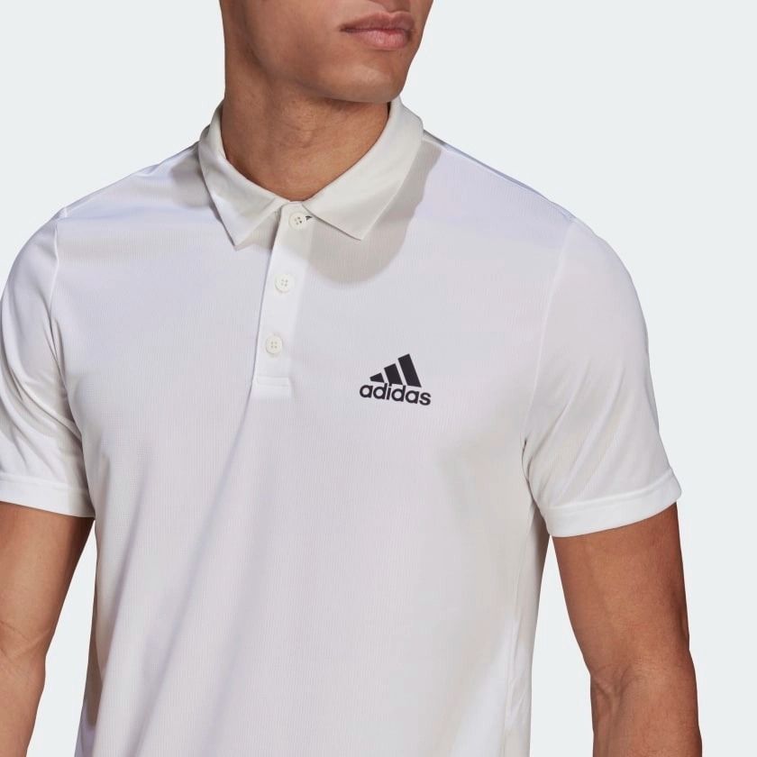  0865 - HÀNG CHÍNH HÃNG - ÁO ADIDAS POLO TRẮNG - * WHITE * CODE : GM2154 