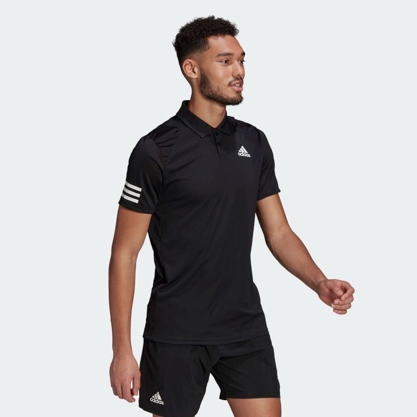  0866 - HÀNG CHÍNH HÃNG - ÁO ADIDAS POLO ĐEN - * BLACK*  - CODE: GL5421 