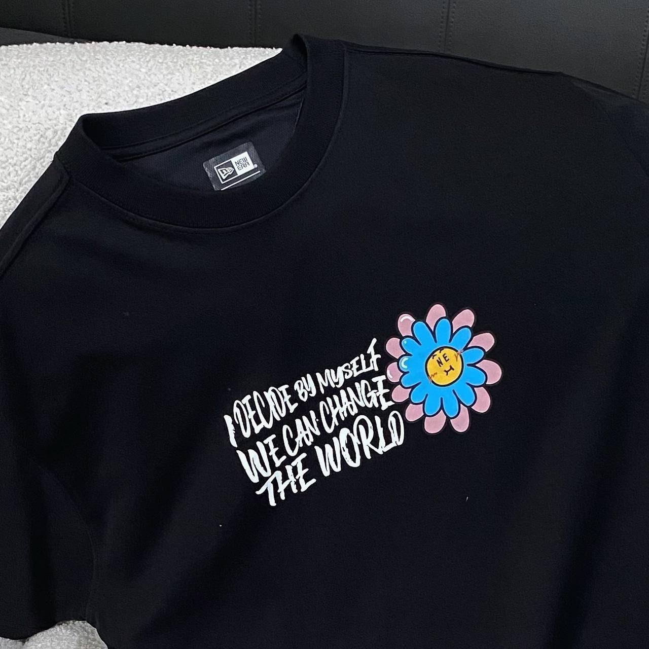 1714 - HÀNG CHÍNH HÃNG - ÁO THUN NEW ERA - SUNFLOWER - ĐEN - CODE : 13559703