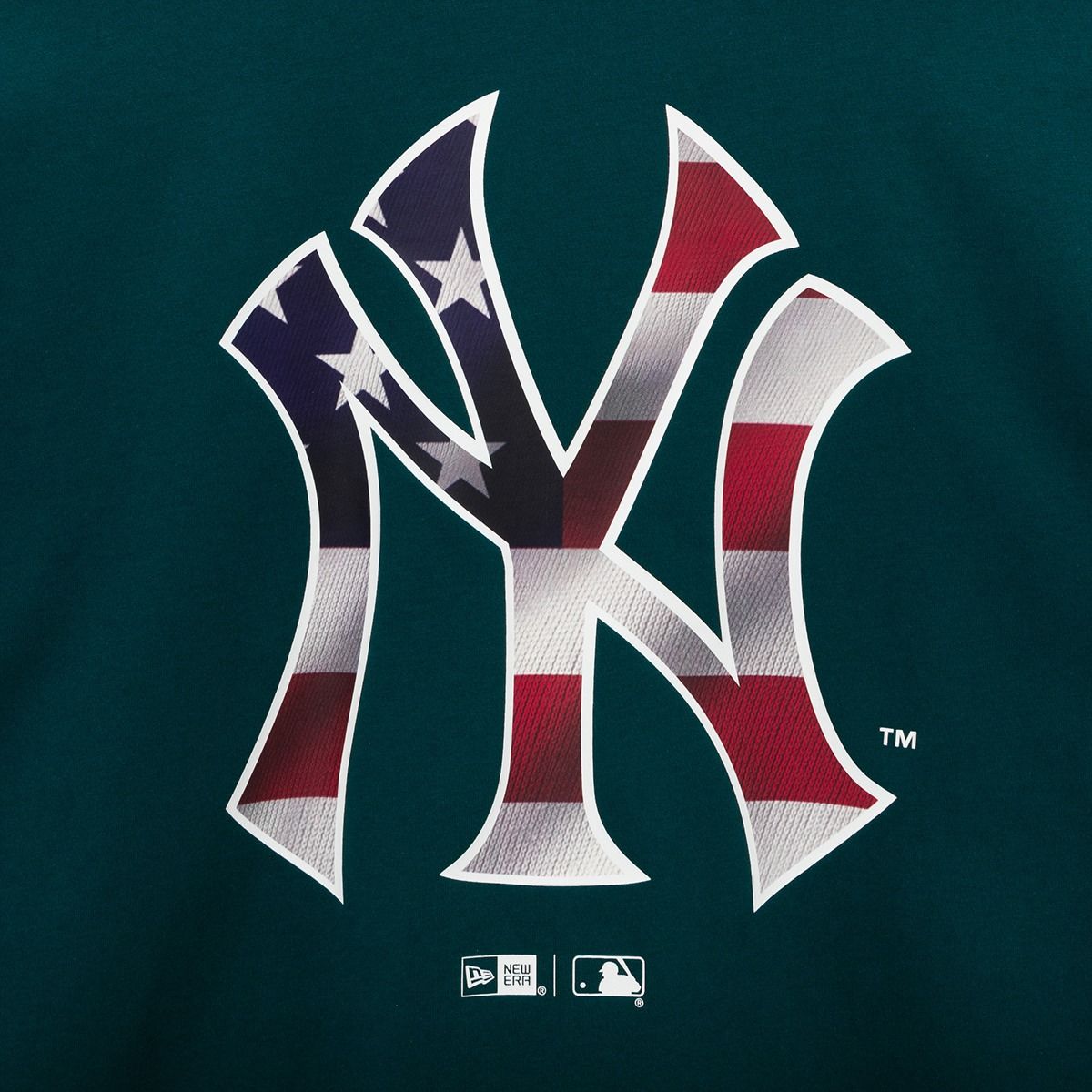  2099 - HÀNG CHÍNH HÃNG - ÁO THUN NEW ERA  - NEW YORK YANKEES INDEPENDENCE DAY T-SHIRT DEEP TEAL - CỜ MỸ - GREEN - XANH  SS24 - CODE: 14179162 