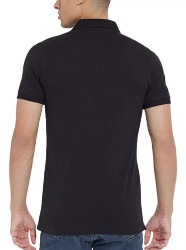 2040 - HÀNG CHÍNH HÃNG - ÁO POLO CALVIN KLEIN - ĐEN PHỐI TRẮNG