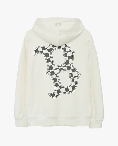 2582 - HÀNG CHÍNH HÃNG - ÁO HOODIE MLB - B MEGA - TRẮNG - CODE: 3AHDO0134
