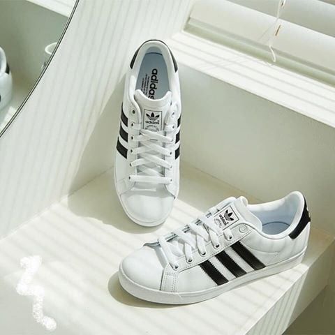 2030 - HÀNG CHÍNH HÃNG - Giày Adidas Coast Star Shoes Black/White - Code: EE8900