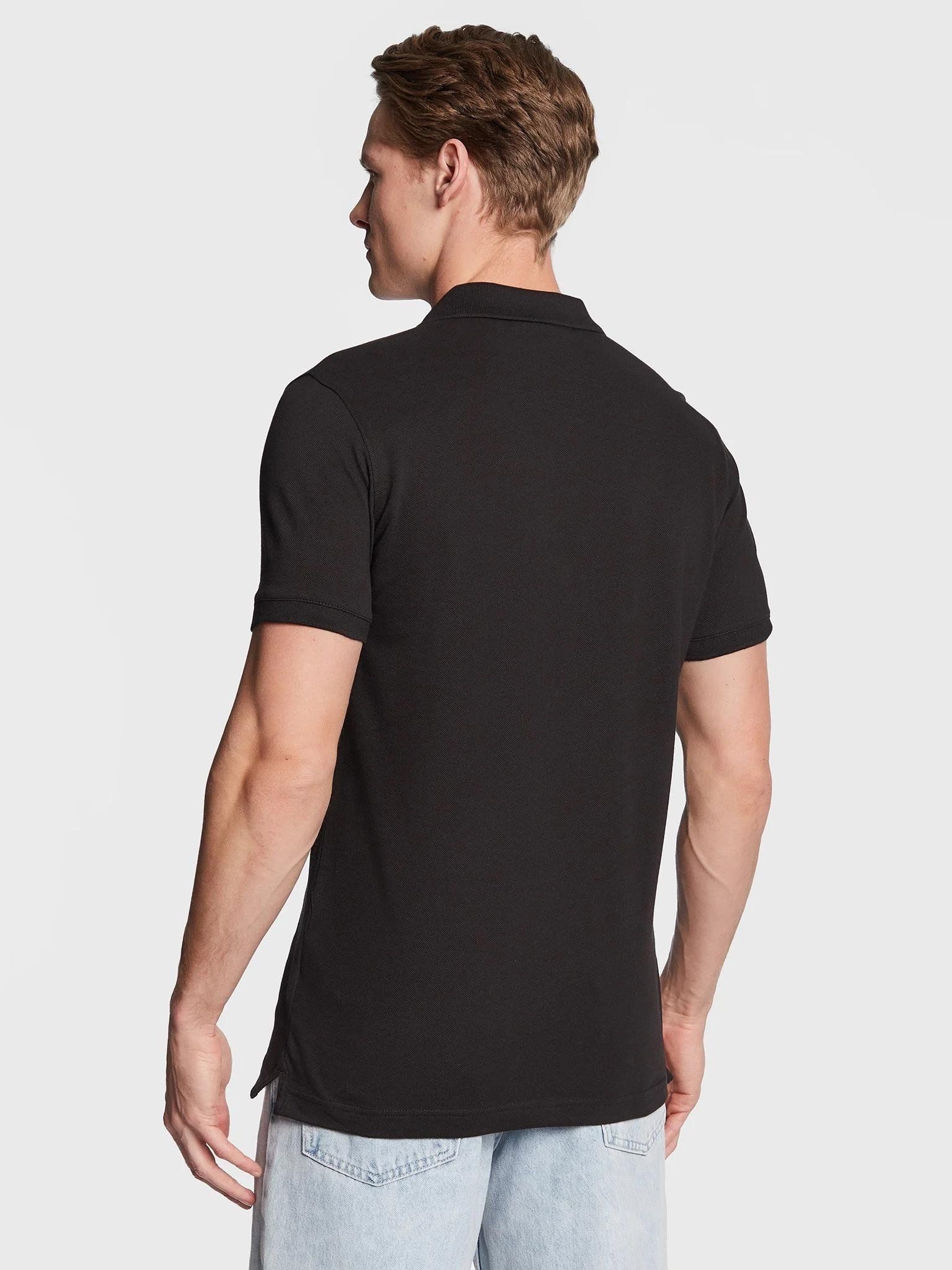 2040 - HÀNG CHÍNH HÃNG - ÁO POLO CALVIN KLEIN - ĐEN PHỐI TRẮNG