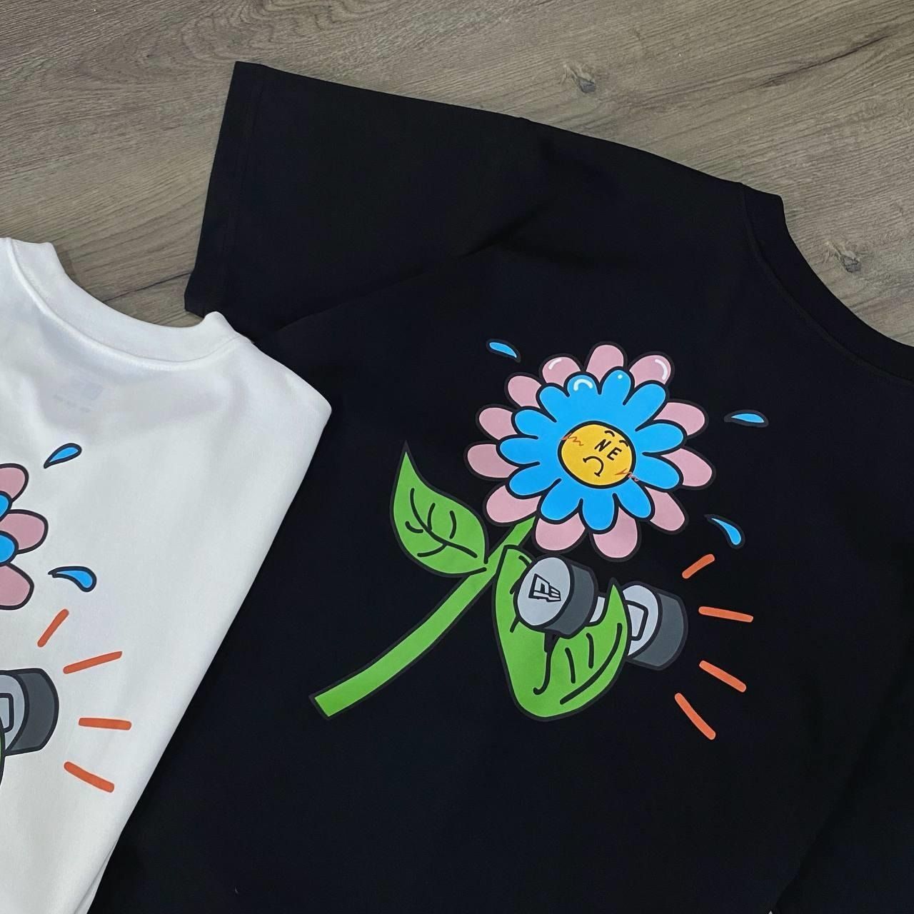 1714 - HÀNG CHÍNH HÃNG - ÁO THUN NEW ERA - SUNFLOWER - ĐEN - CODE : 13559703