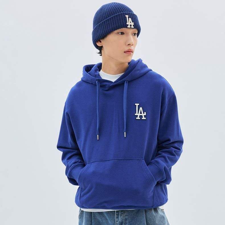 2582 - HÀNG CHÍNH HÃNG - ÁO HOODIE MLB - LA MEGA - XANH - CODE: 3AHDO0134-07RBS