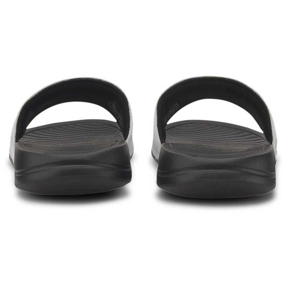 1467 - HÀNG CHÍNH HÃNG - DÉP PUMA POPCAT - *WHITE/ BLACK (ĐEN QUAI TRẮNG)* - CODE: 360265-01