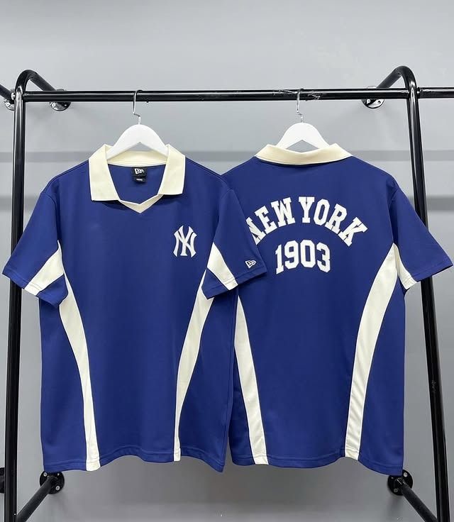 2607 - HÀNG CHÍNH HÃNG - ÁO THUN NEW ERA - POLO LOGO NY 1903 - NAVY- CODE: 14113659