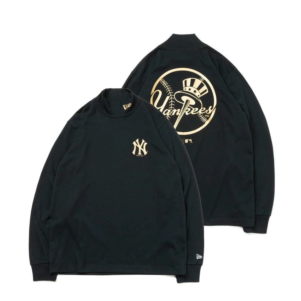 0872- HÀNG CHÍNH HÃNG - ÁO THUN NEW ERA - NY CỔ LỌ - ĐEN VÀNG * BLACK* - CODE: 13331033