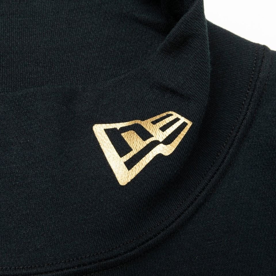 0872- HÀNG CHÍNH HÃNG - ÁO THUN NEW ERA - NY CỔ LỌ - ĐEN VÀNG * BLACK* - CODE: 13331033