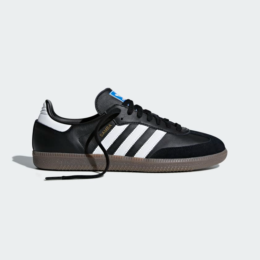  2144 - HÀNG CHÍNH HÃNG - GIÀY ADIDAS SAMBA OG CORE BLACK / CLOUD WHITE / GUM - CODE: B75807 