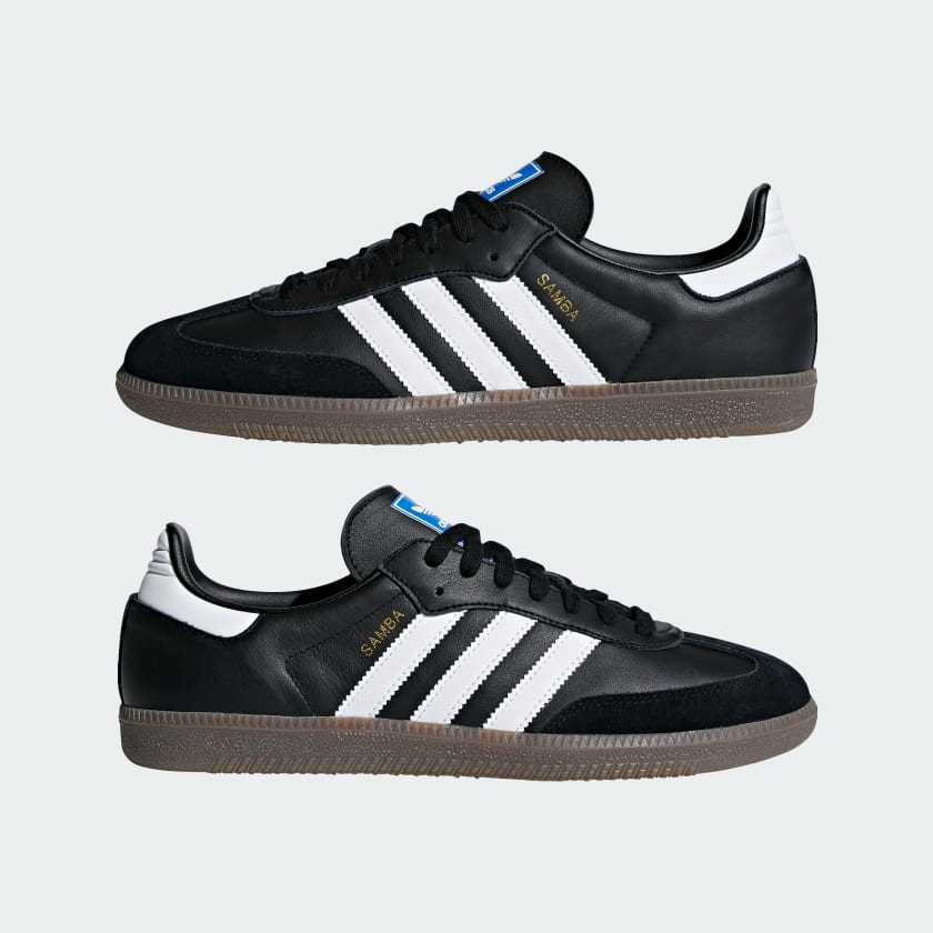  2144 - HÀNG CHÍNH HÃNG - GIÀY ADIDAS SAMBA OG CORE BLACK / CLOUD WHITE / GUM - CODE: B75807 