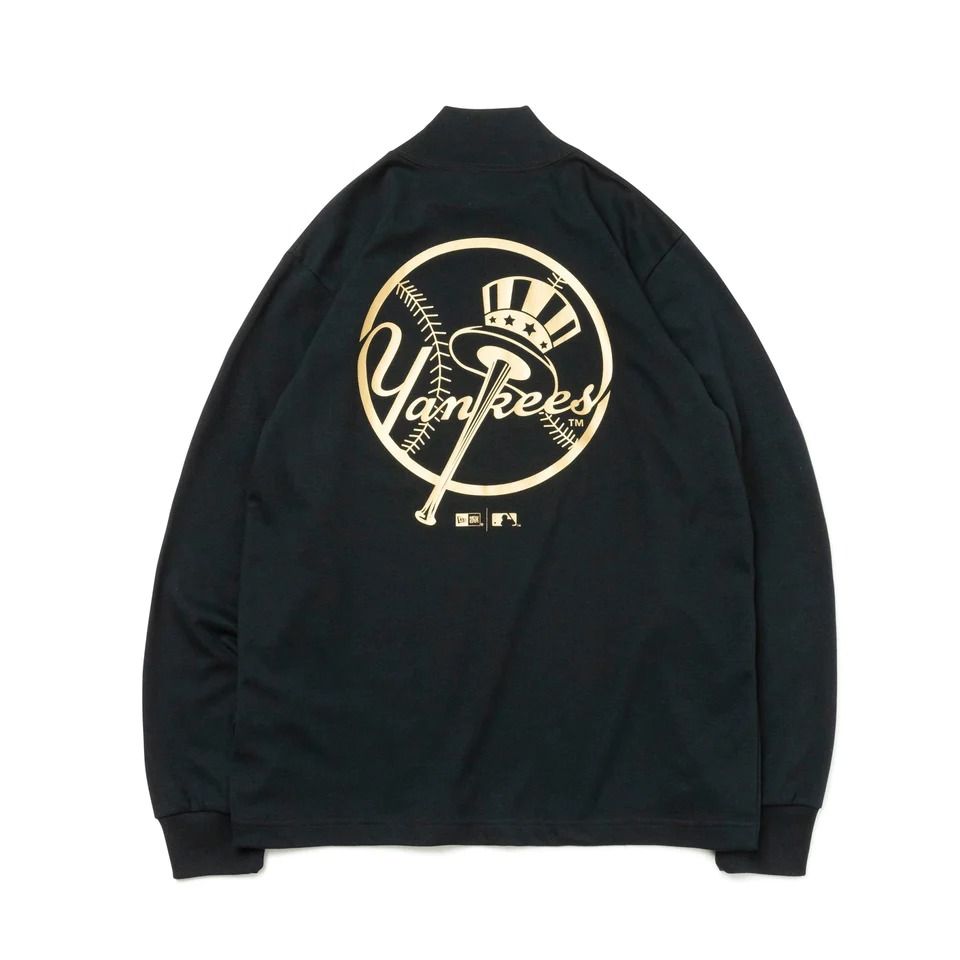 0872- HÀNG CHÍNH HÃNG - ÁO THUN NEW ERA - NY CỔ LỌ - ĐEN VÀNG * BLACK* - CODE: 13331033