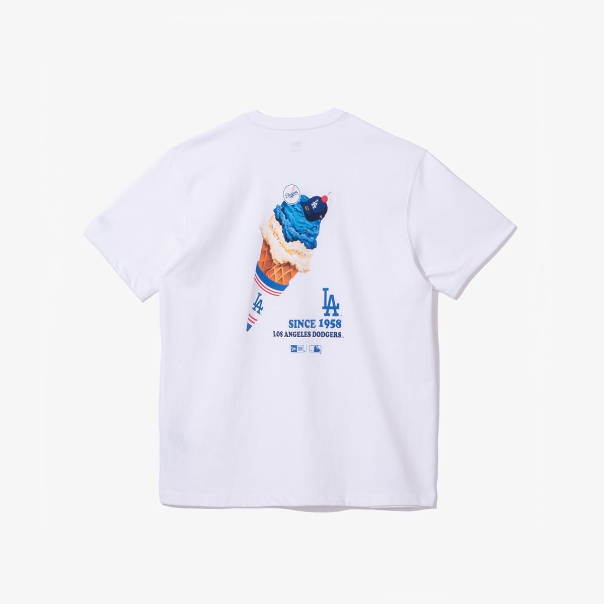 2076 - HÀNG CHÍNH HÃNG - ÁO THUN NEW ERA - LA HOME CHEERING - WHITE - CODE: 14179168