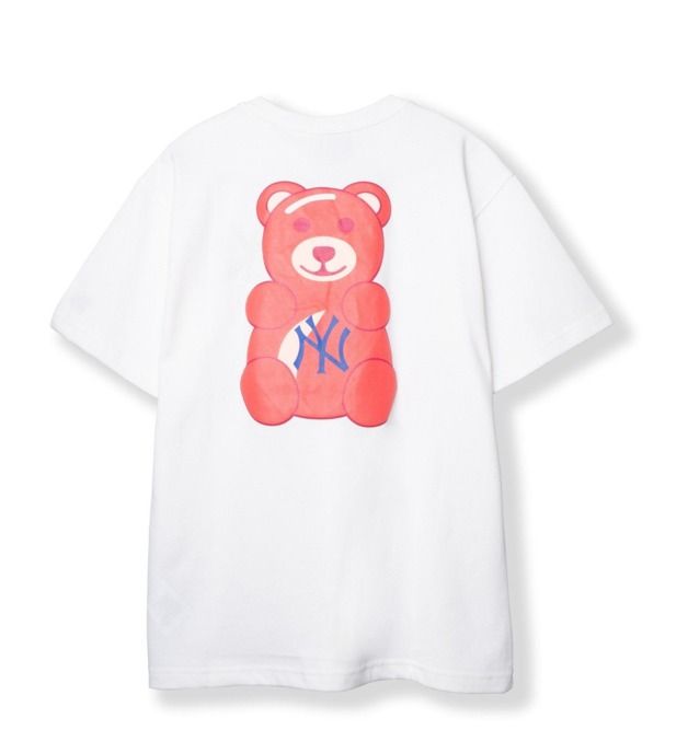  2108 - HÀNG CHÍNH HÃNG - Áo Thun New Era NEW YORK YANKEES BEAR - CON GẤU - TRẮNG - CODE: 14148887 