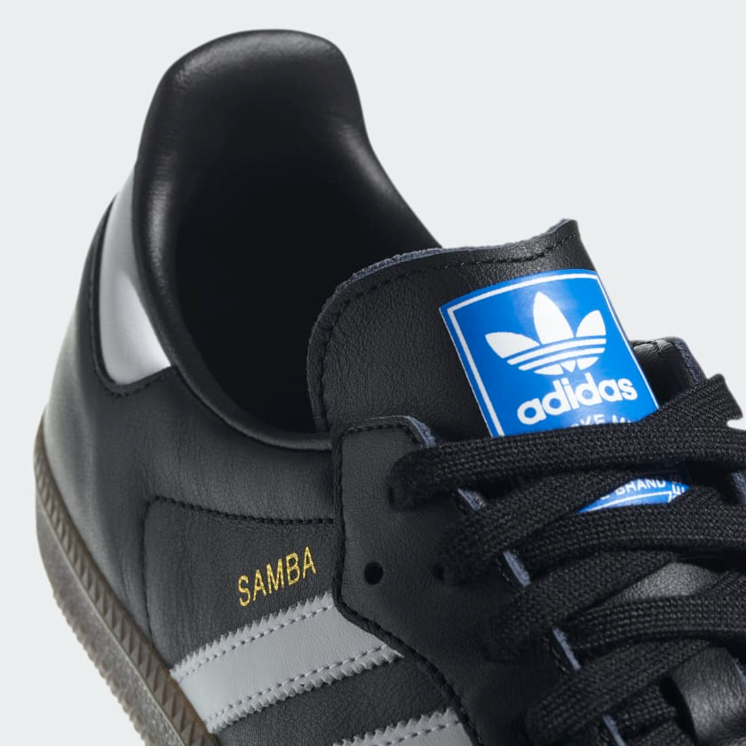 2144 - HÀNG CHÍNH HÃNG - GIÀY ADIDAS SAMBA OG CORE BLACK / CLOUD WHITE / GUM - CODE: B75807
