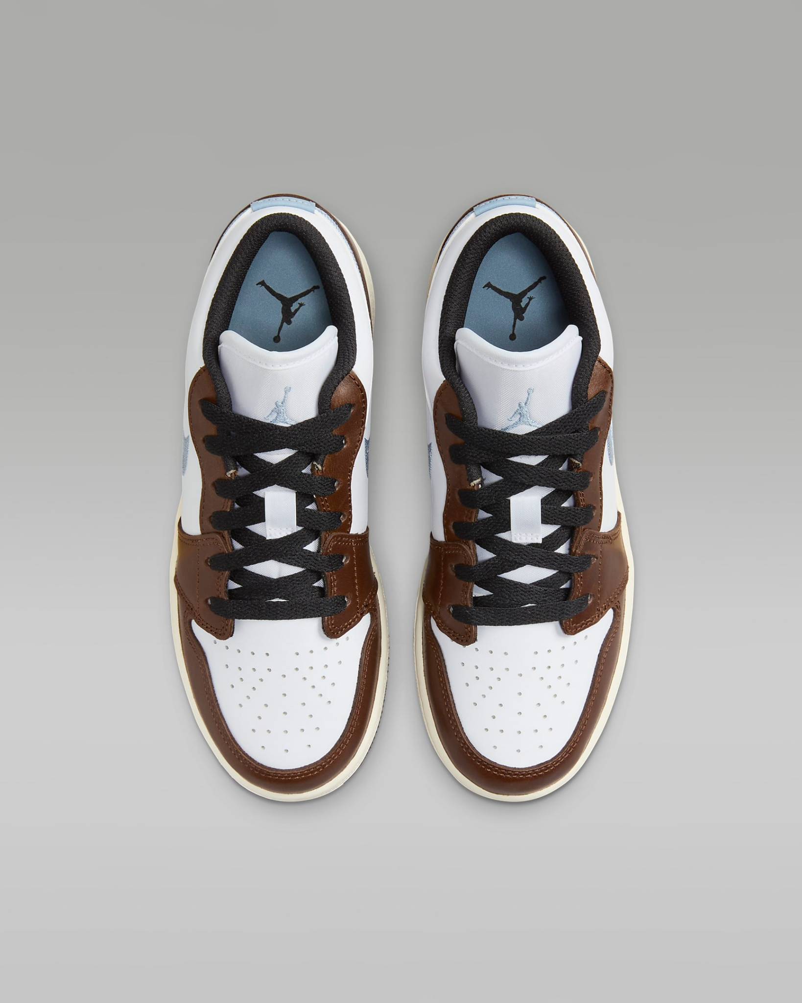 2152 - HÀNG CHÍNH HÃNG - GIÀY NIKE AIR JORDAN 1 LOW - MOCHA BLUE GRAY - CODE: FQ8156-142